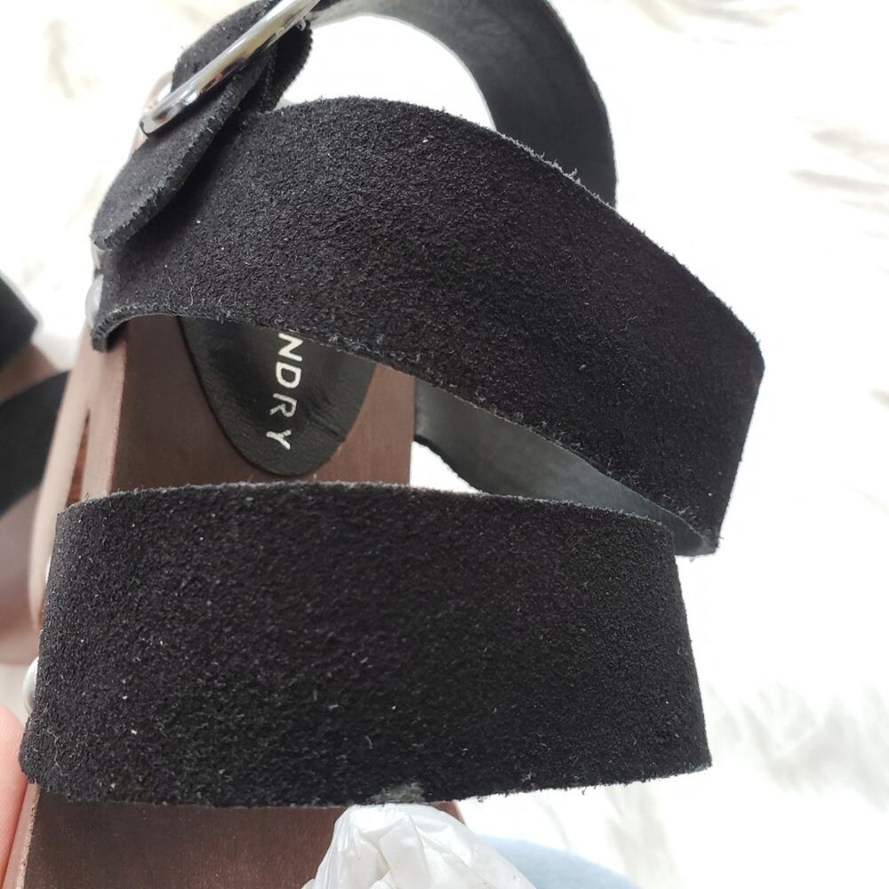 Chinese Laundry NIB Fayla black suede strap sandal woman's size 8.5 - Picture 13 of 15
